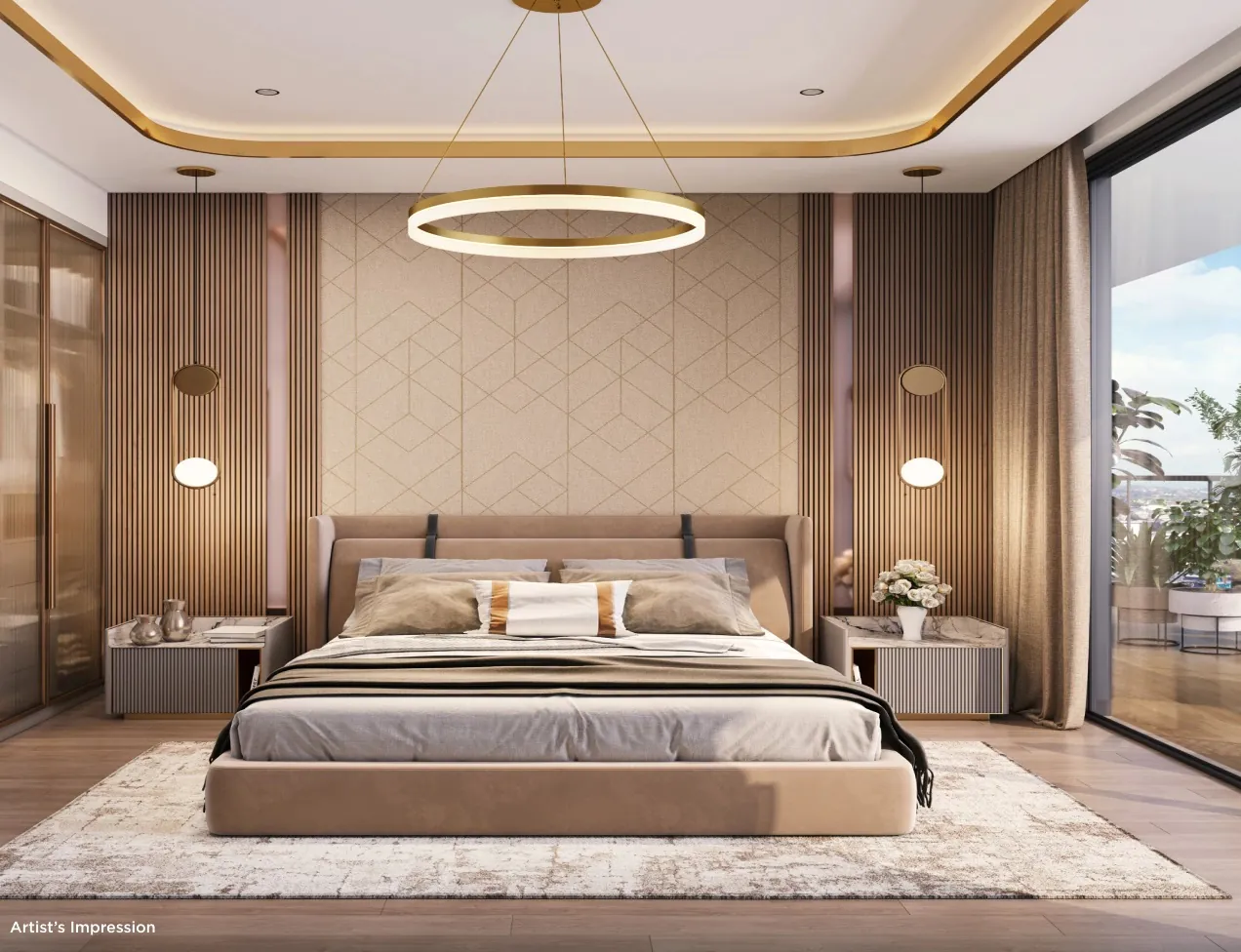 Shapoorji Pallonji The Dualis Bedroom